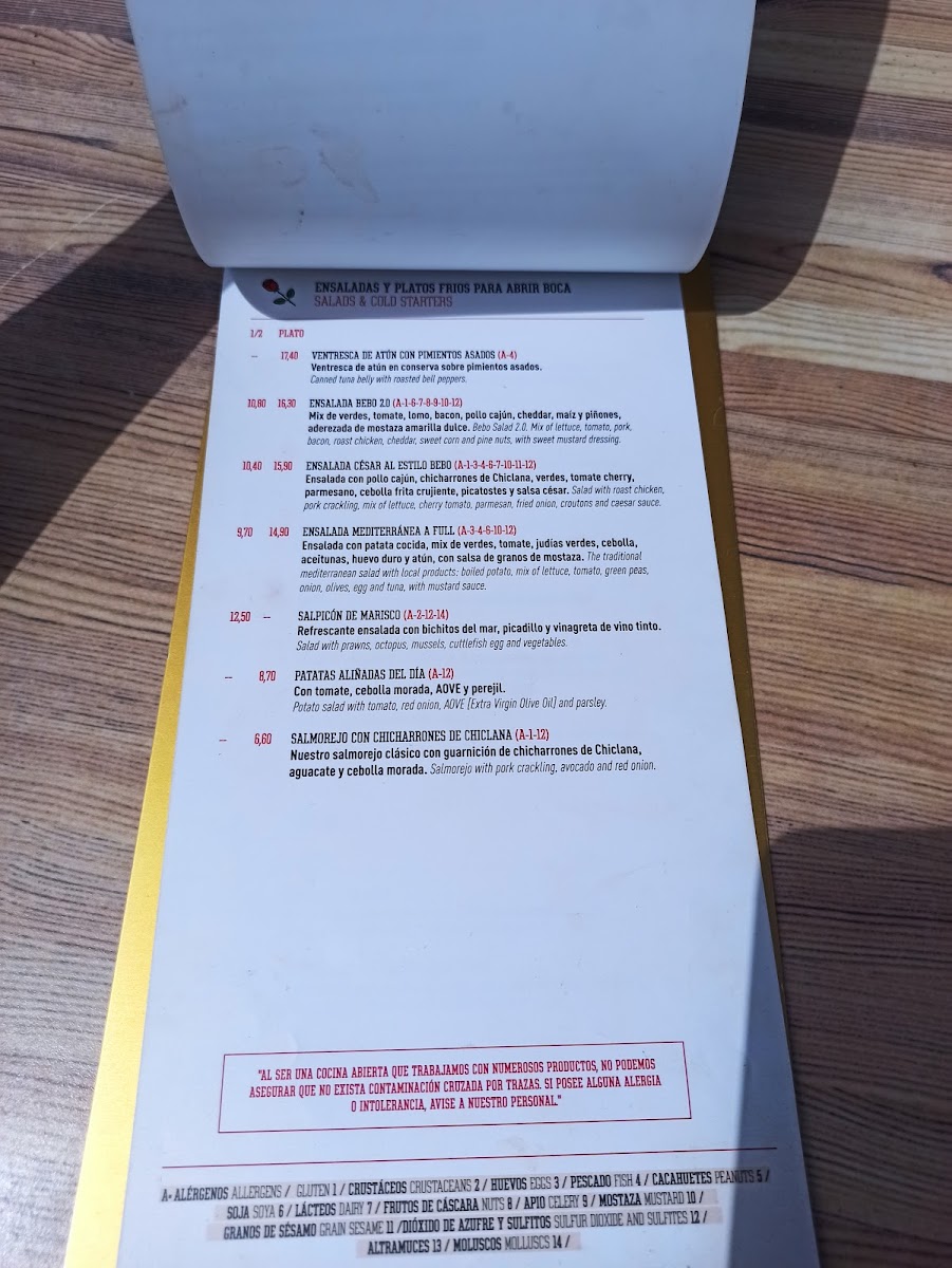 Menu Bebo Los Vientos-4